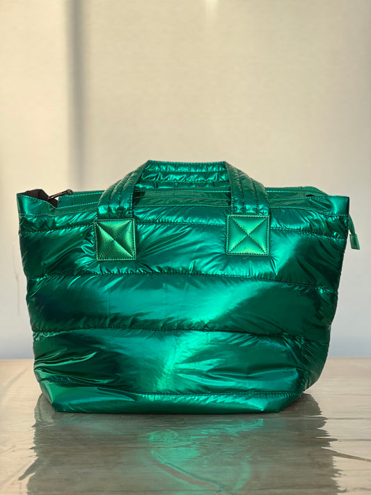 Sac doudoune vert