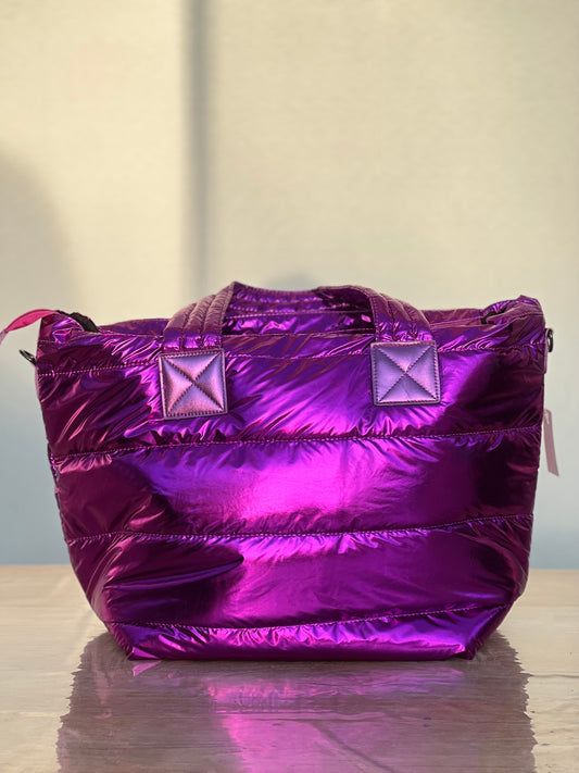Sac doudoune mauve