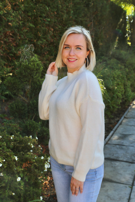 Pull Élia écru