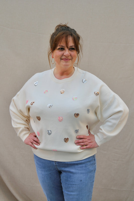 Pull Corine écru