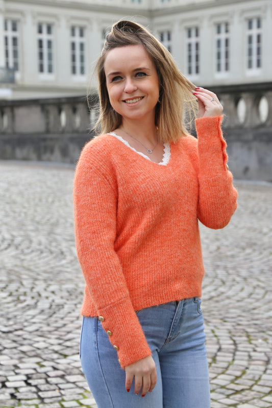 Pull Clarisse orange