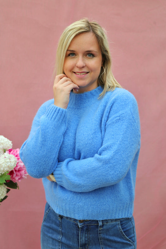Pull Amélia bleu