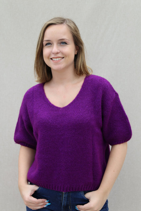 Pull Mila mauve