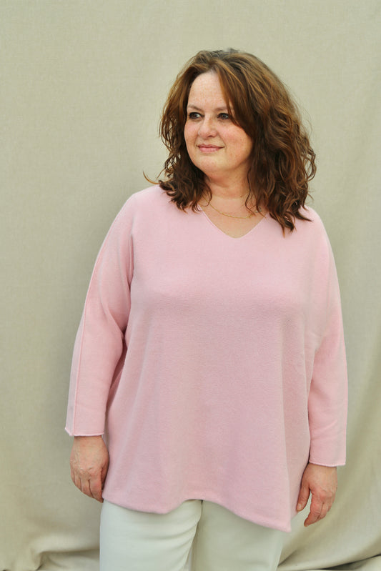 Pull Juliette rose pâle