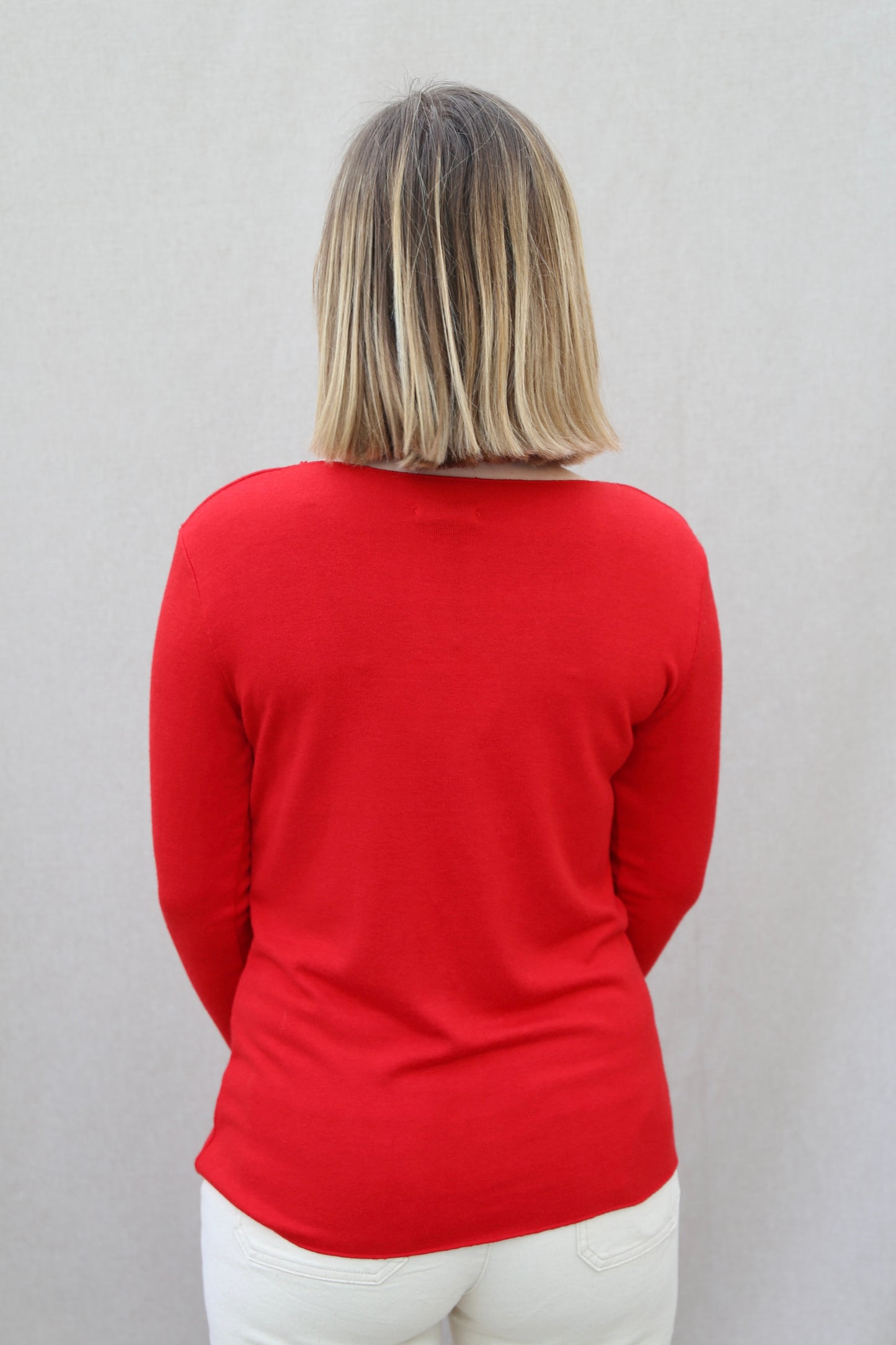 Pull Bérénice rouge