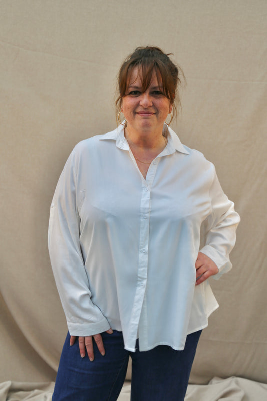Blouse Léana	 blanche