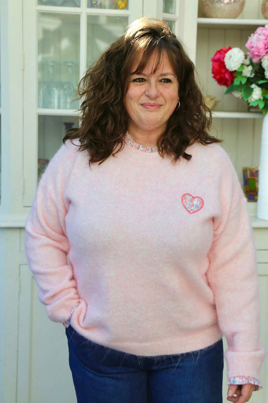 Pull Gisèle rose