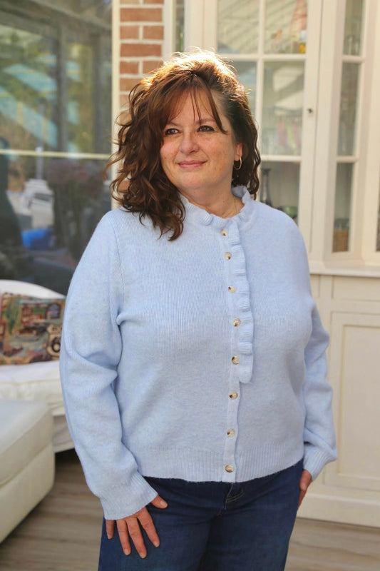 Gilet Maureen bleu