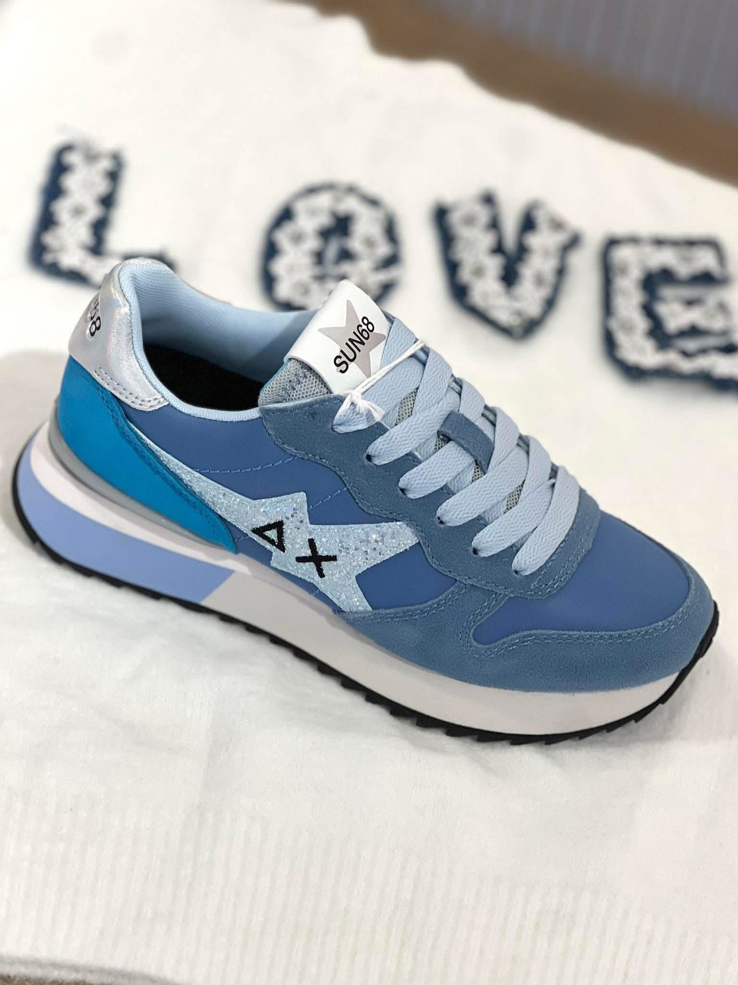 SUN 68 bleu jeans/turquoise