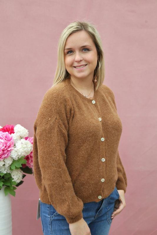 Gilet Margaux camel