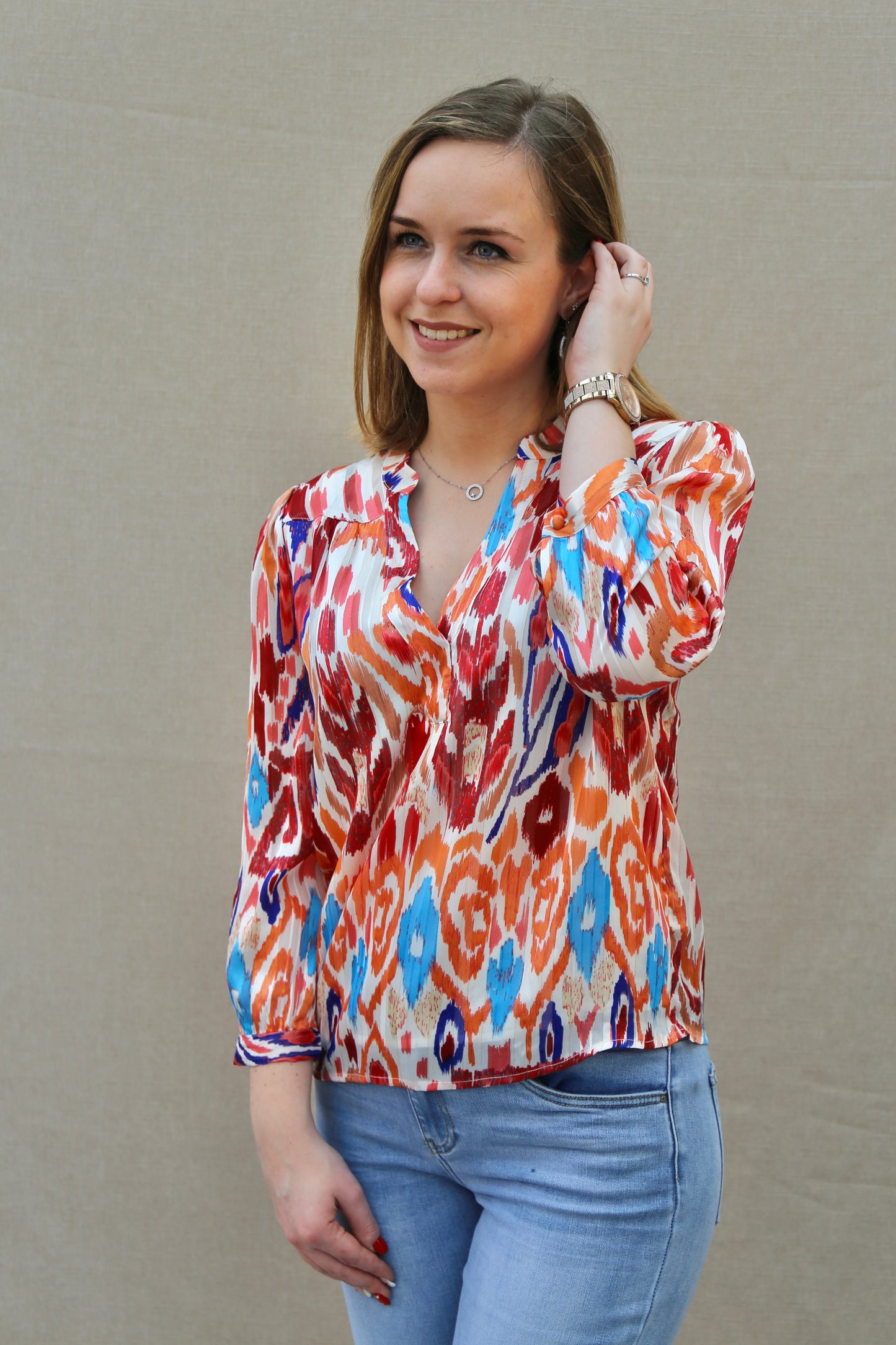 Blouse Patricia rouge