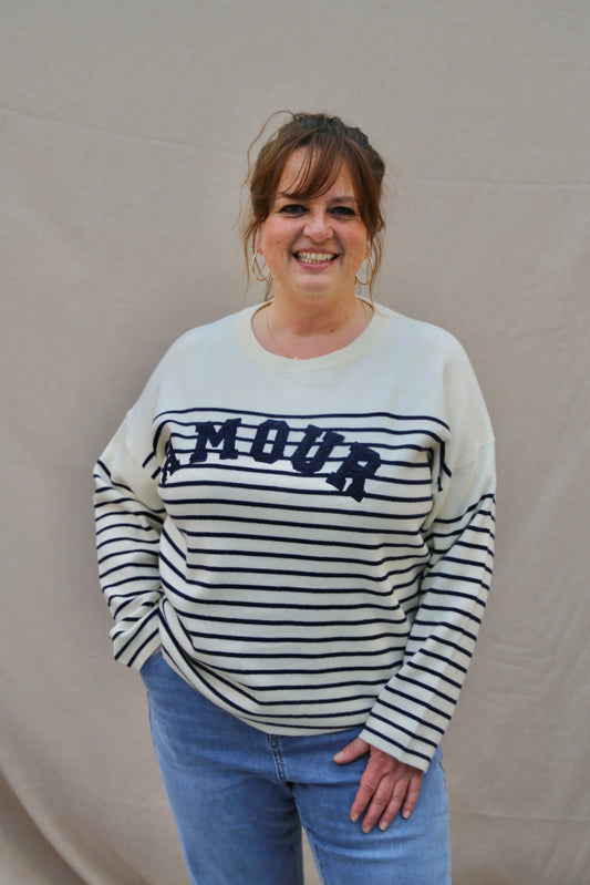 Pull Amandine écru