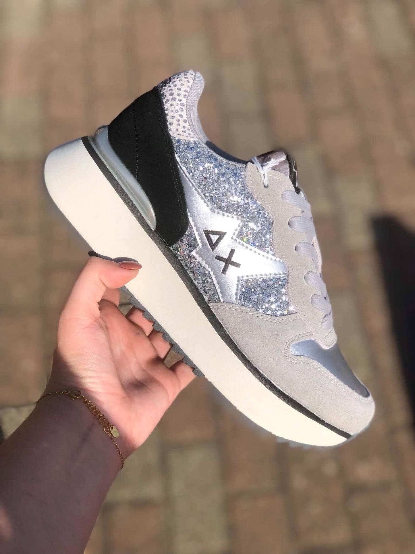 Baskets SUN68 Silver