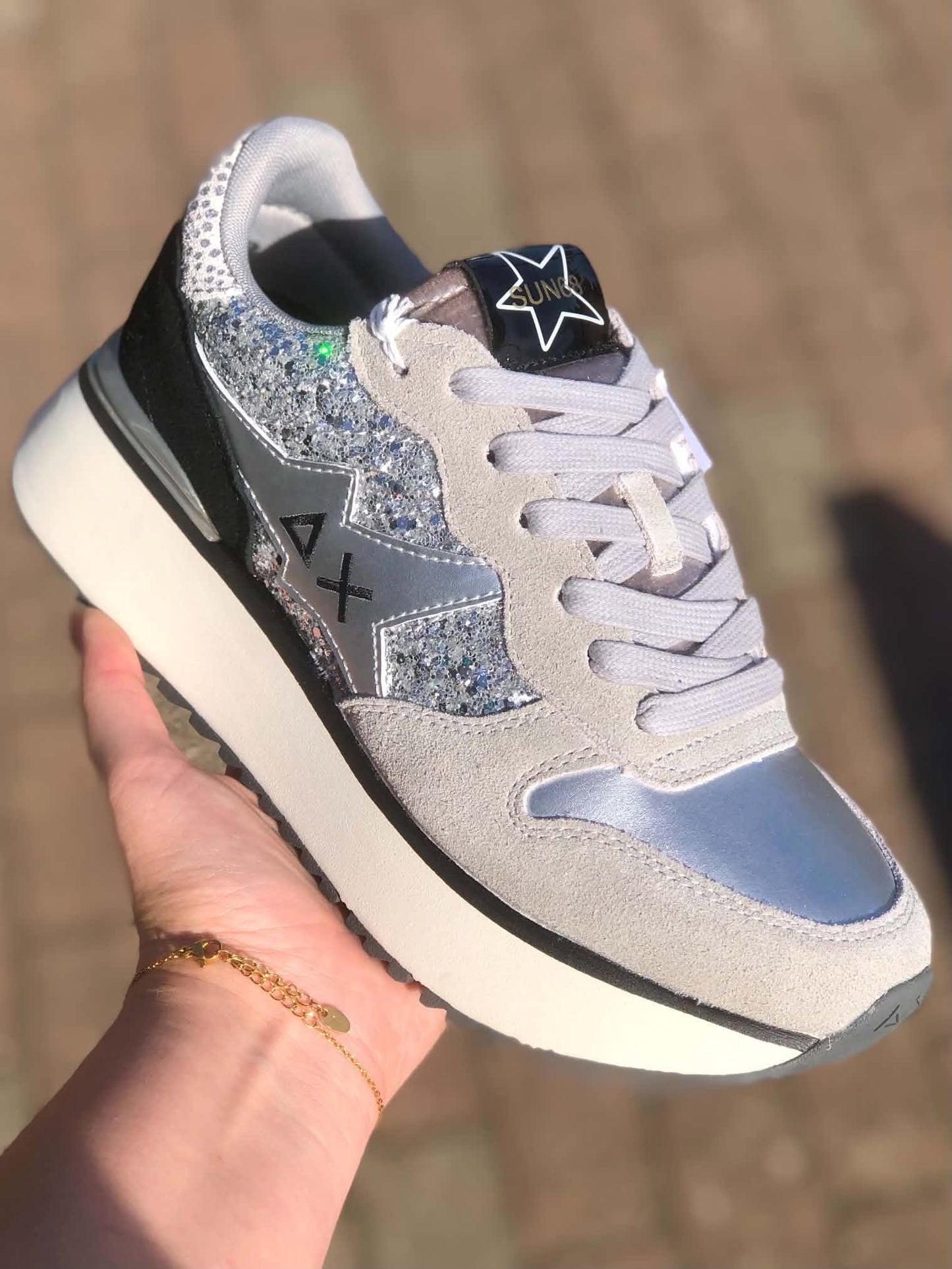 Baskets SUN68 Silver