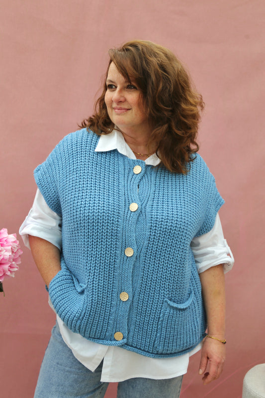 Débardeur Léonie bleu