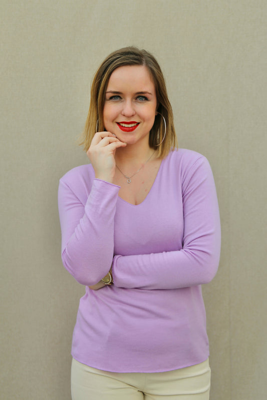 Pull Bérénice lilas