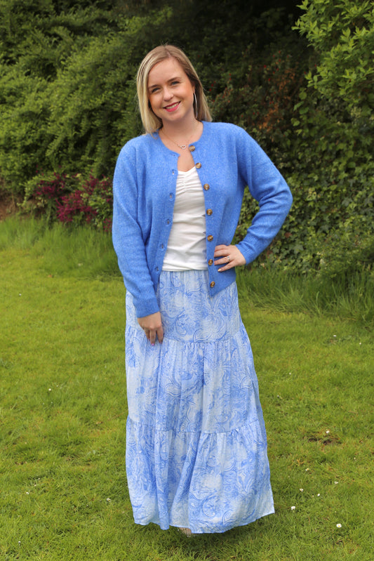 Gilet Blandine bleu