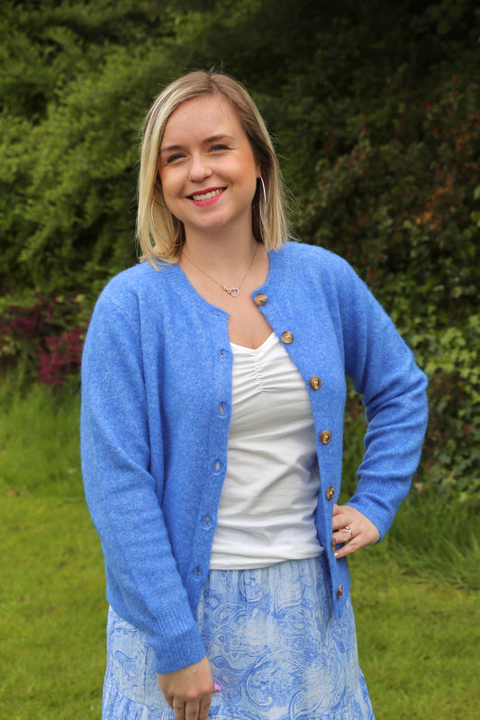 Gilet Blandine bleu