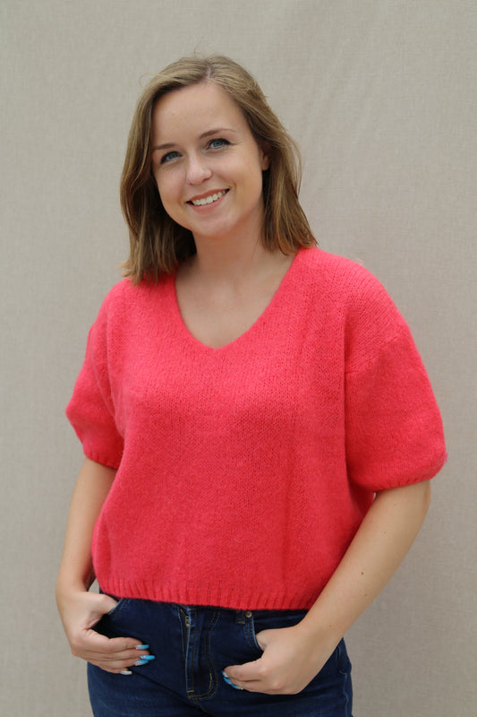 Pull Mila corail