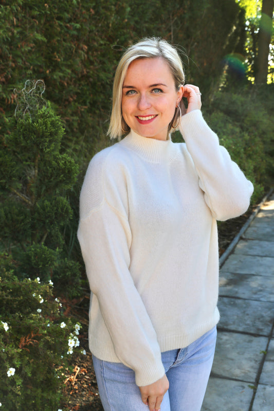 Pull Élia écru