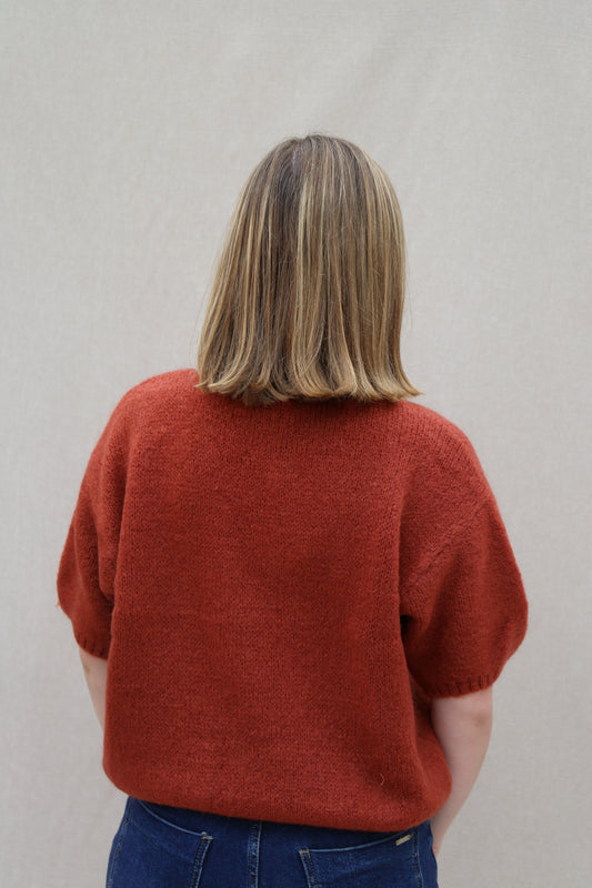 Pull Mila brique