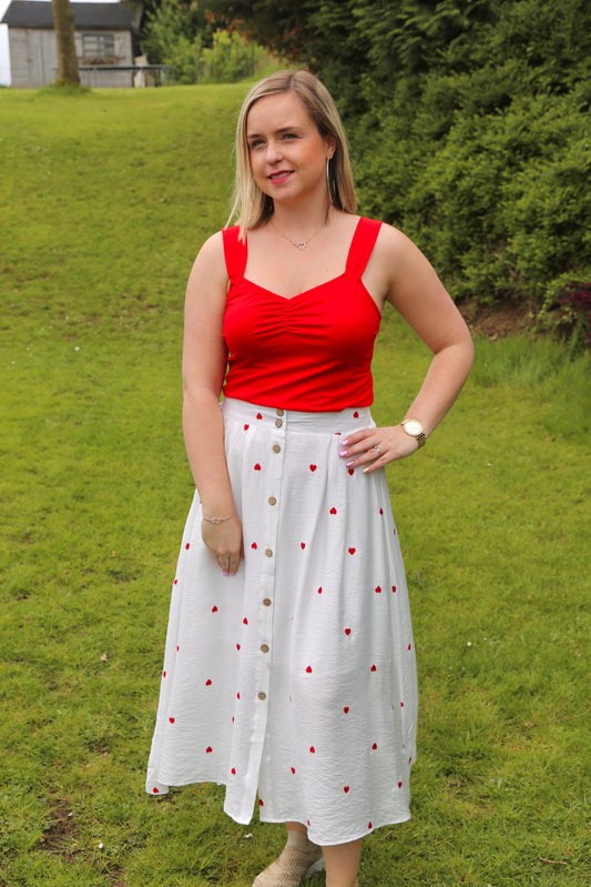 Top Jenny rouge