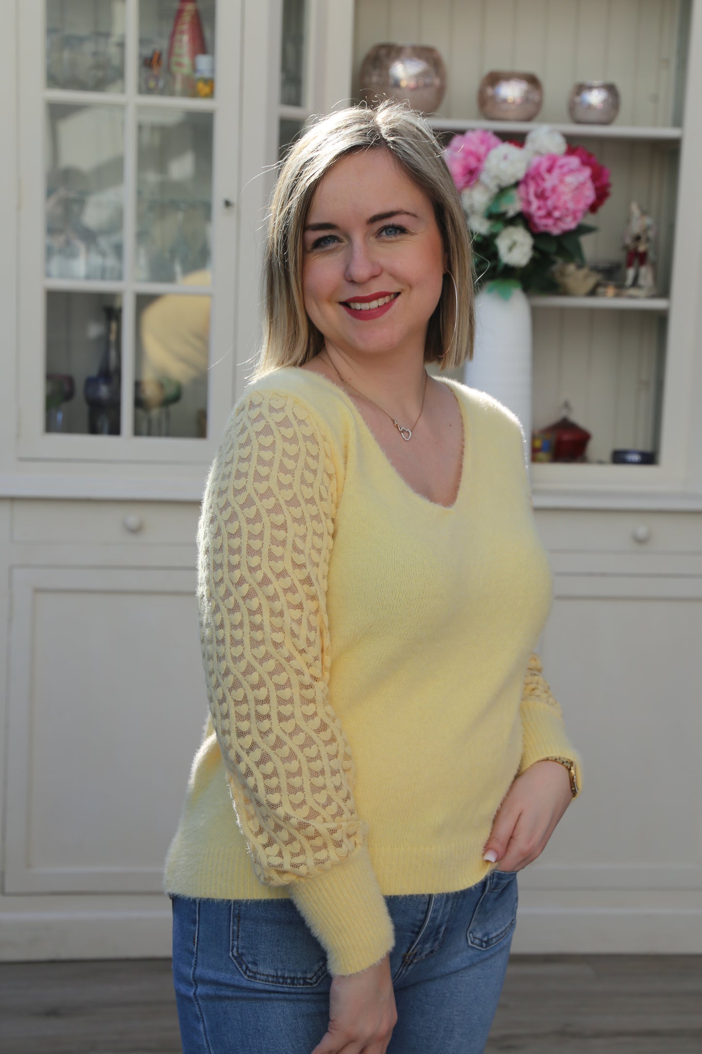 Pull Bella jaune