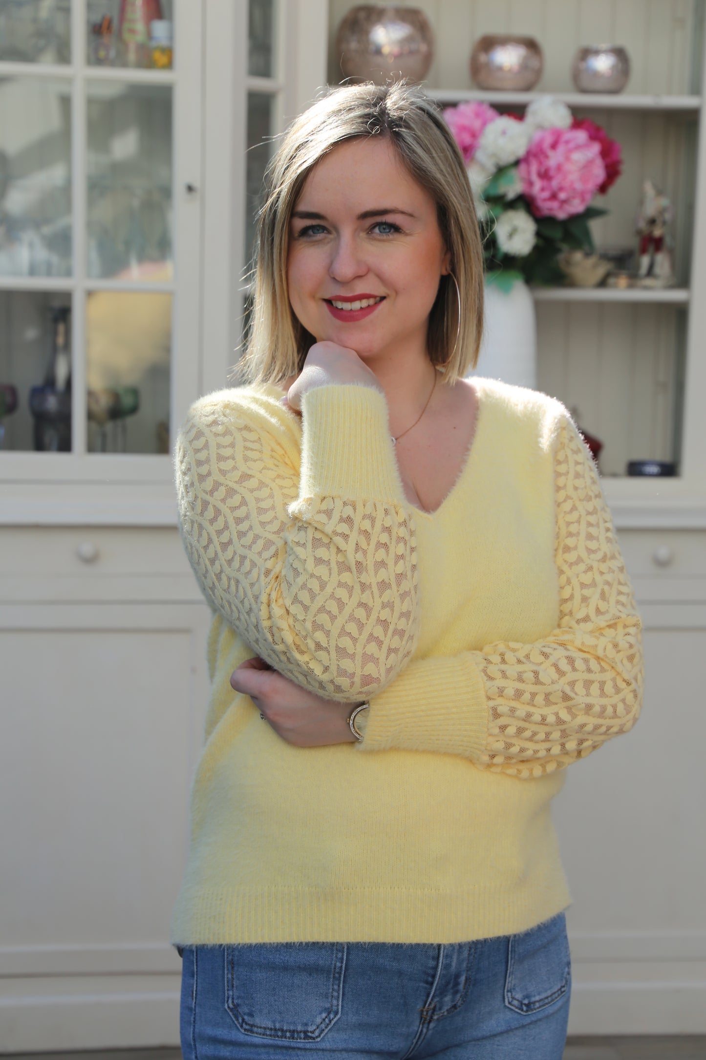 Pull Bella jaune