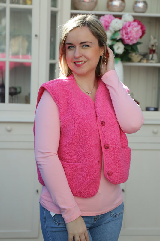 Gilet Jennifer fuchsia
