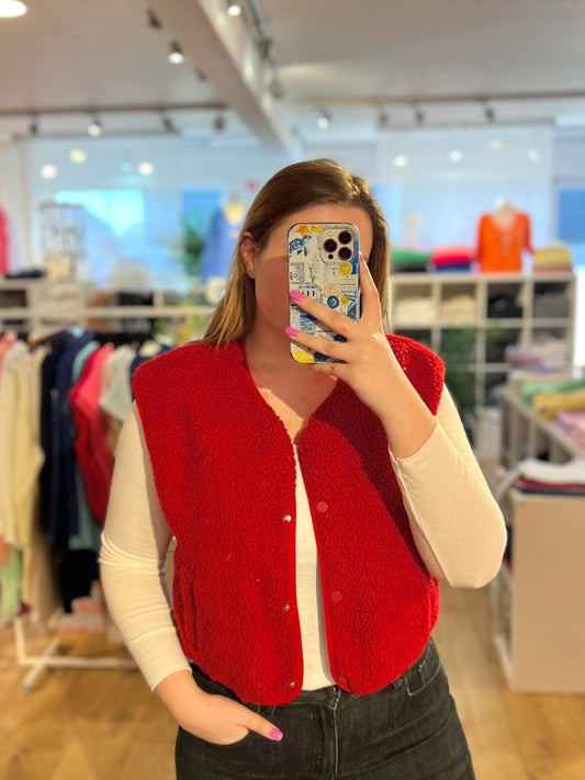 Gilet Jennifer rouge