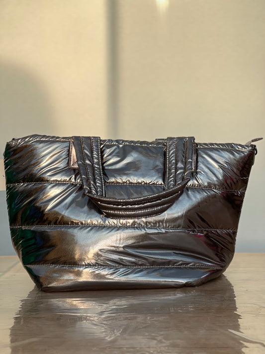 Sac doudoune argent