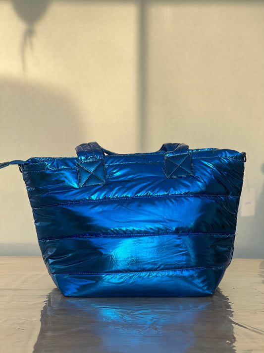 Sac doudoune bleu